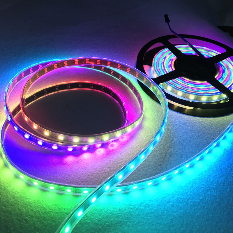 Individually Addressable Programmable 12V LED Strip Lights CS8812F Pixel LED Similar to WS2812B Individually Addressable Programmable 12V LED Strip Lights CS8812F Pixel LED Similar to WS2812B
